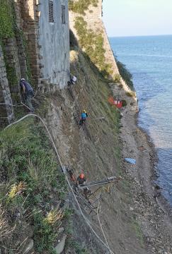 Sanacija klifa pod župniščem (11)